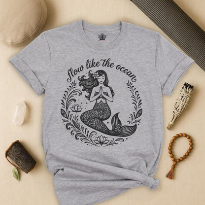 Mermaid Flow Like The Ocean Tee