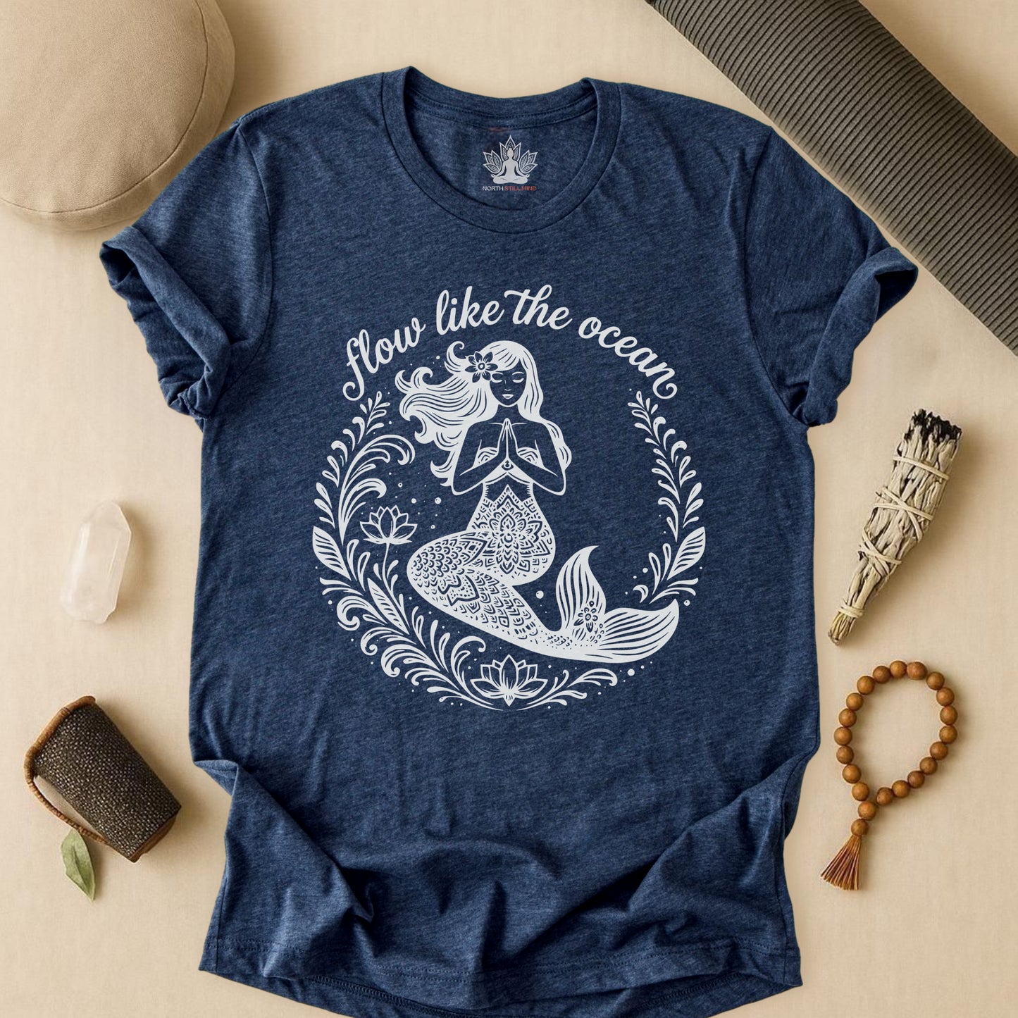Mermaid Flow Like The Ocean Tee