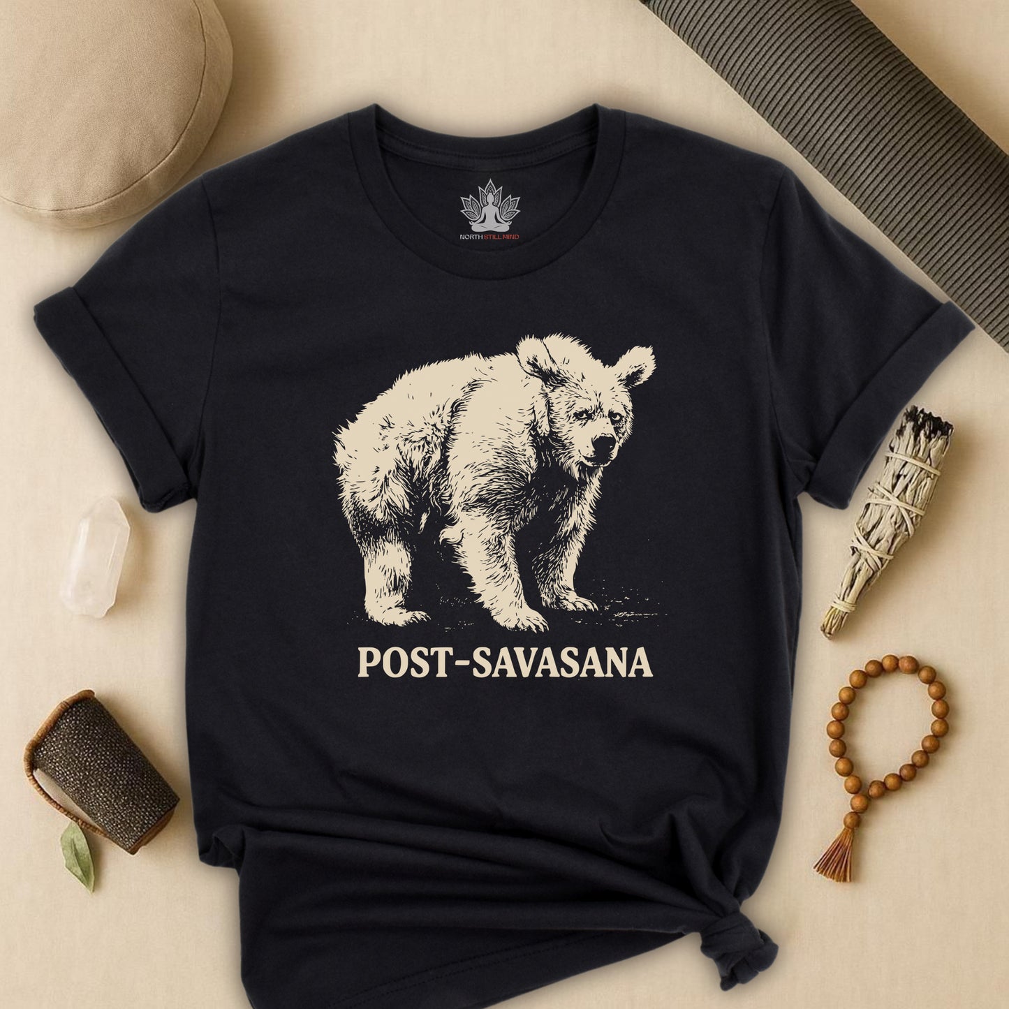 Post-Savasana Sleepy Bear Tee