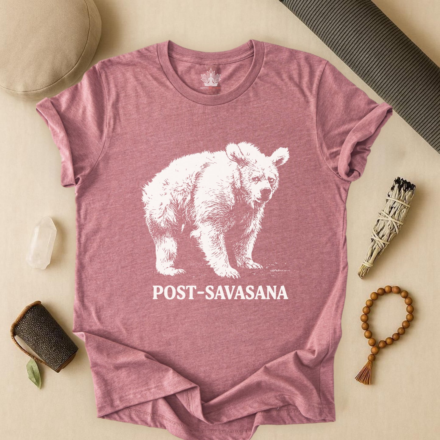 Post-Savasana Sleepy Bear Tee
