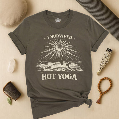 I Survived Hot Yoga Tee