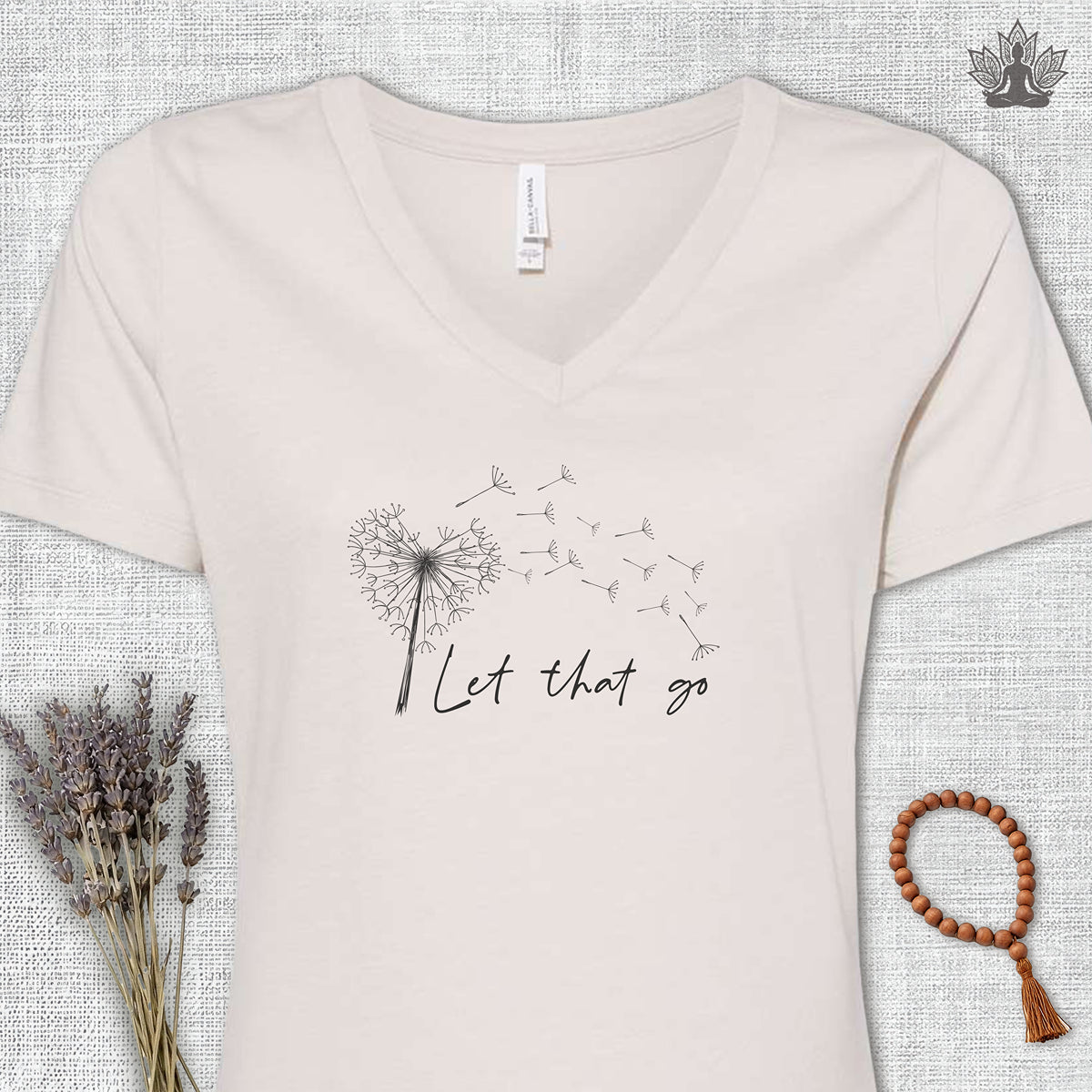 Let That Go V-Neck Tee