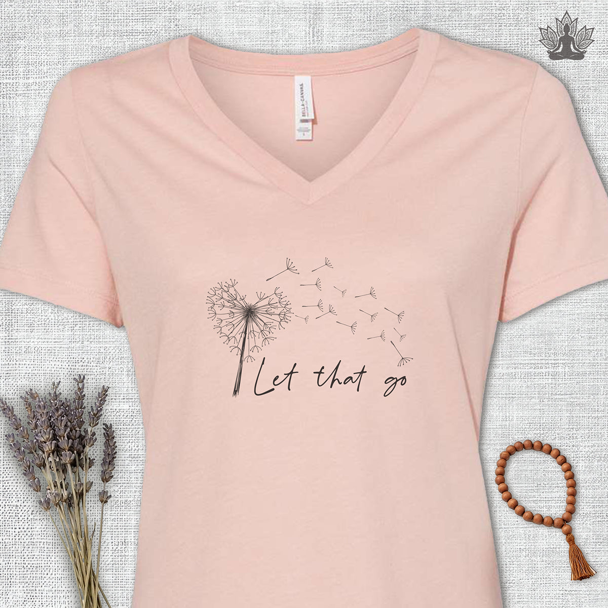 Let That Go V-Neck Tee