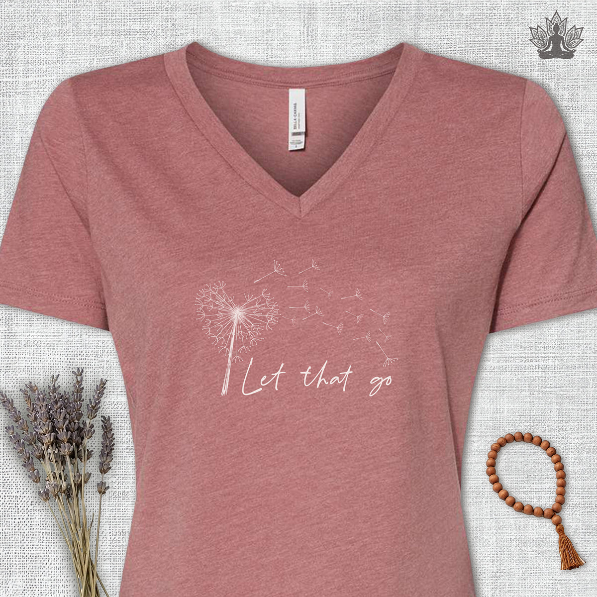Let That Go V-Neck Tee