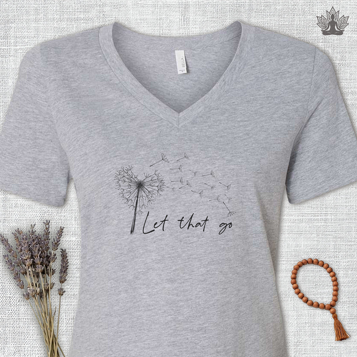 Let That Go V-Neck Tee