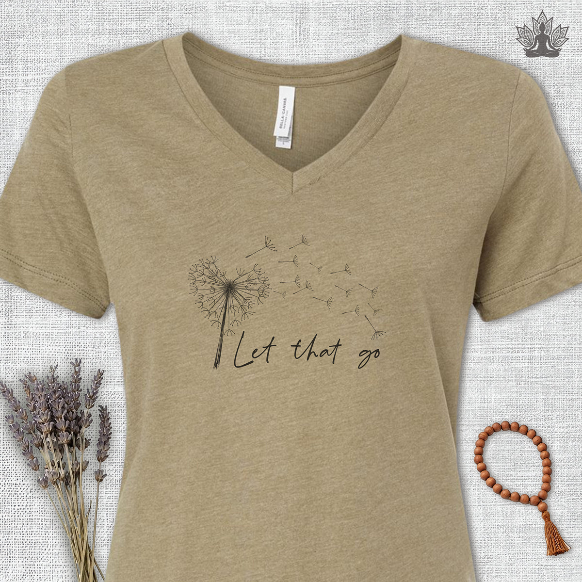 Let That Go V-Neck Tee