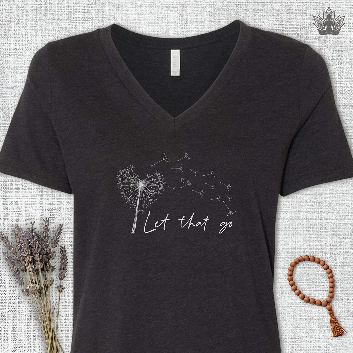 Let That Go V-Neck Tee