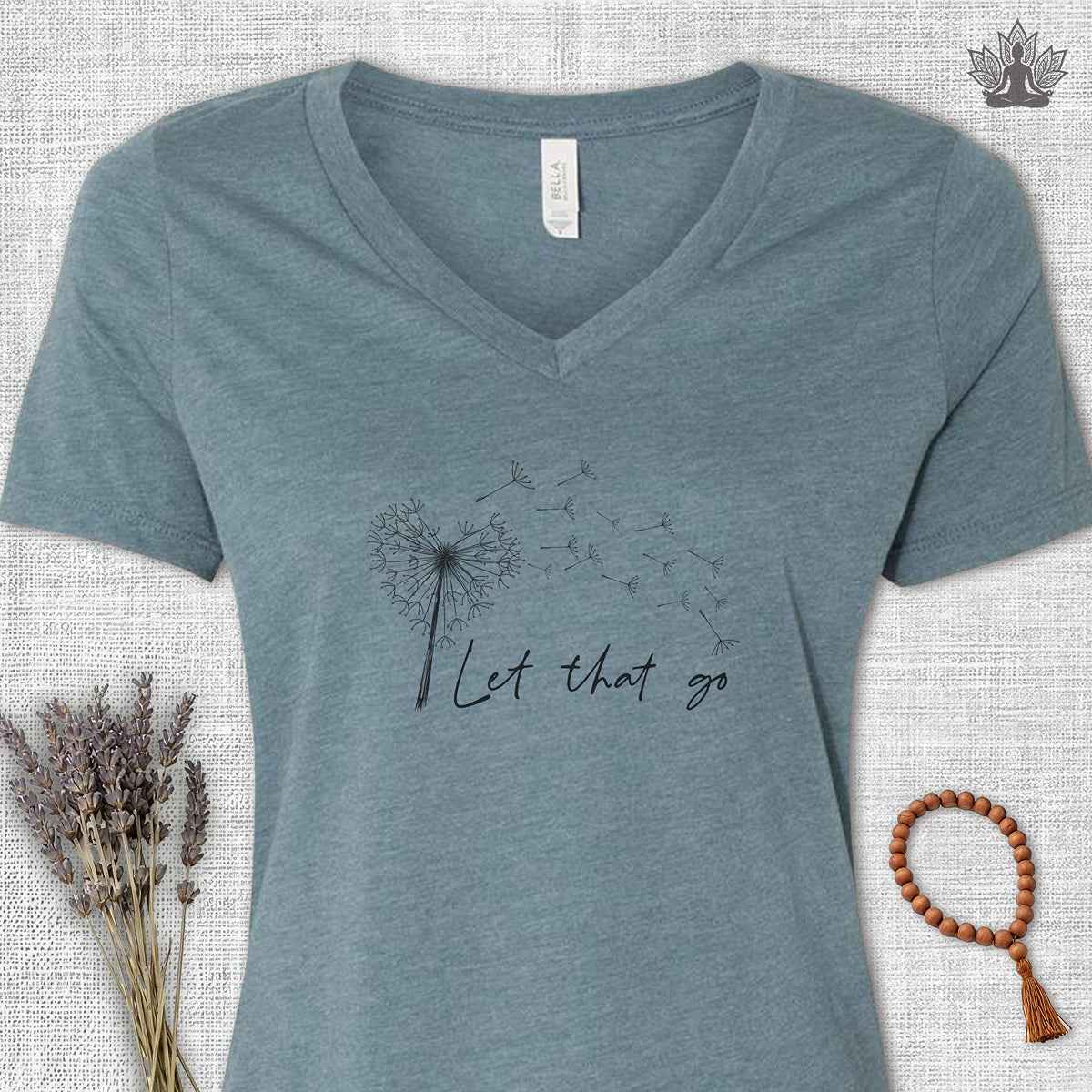 Let That Go V-Neck Tee