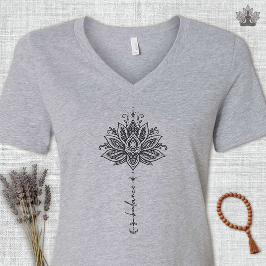 Balance Within V-Neck Tee