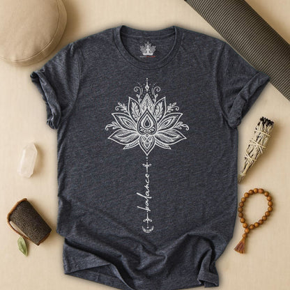Balance Within – Lotus Yoga Tee