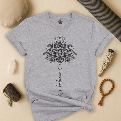Balance Within – Lotus Yoga Tee