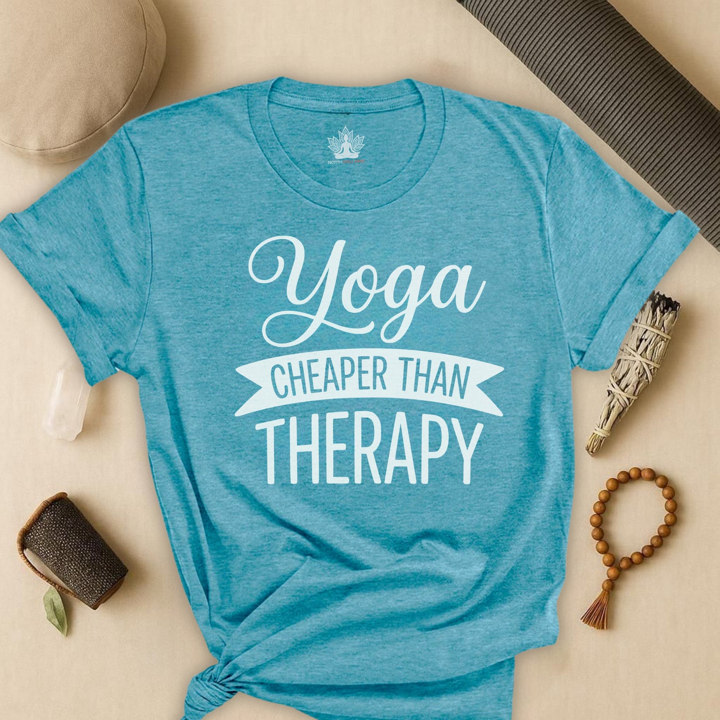 Yoga Cheaper Than Therapy Tee