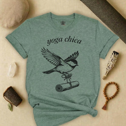 Yoga Chica Chickadee Tee