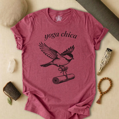 Yoga Chica Chickadee Tee