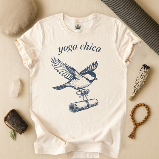 Yoga Chica Chickadee Tee