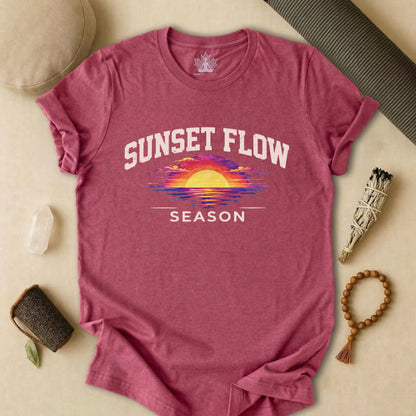 80s Sunset Flow Season Tee