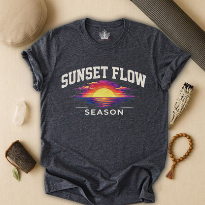 80s Sunset Flow Season Tee