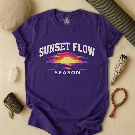80s Sunset Flow Season Tee