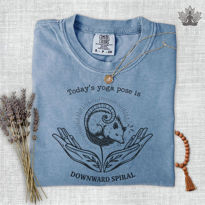 Downward Spiral Opossum Comfort Colors® Tee