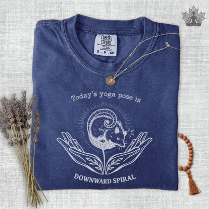 Downward Spiral Opossum Comfort Colors® Tee
