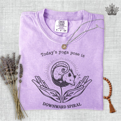 Downward Spiral Opossum Comfort Colors® Tee