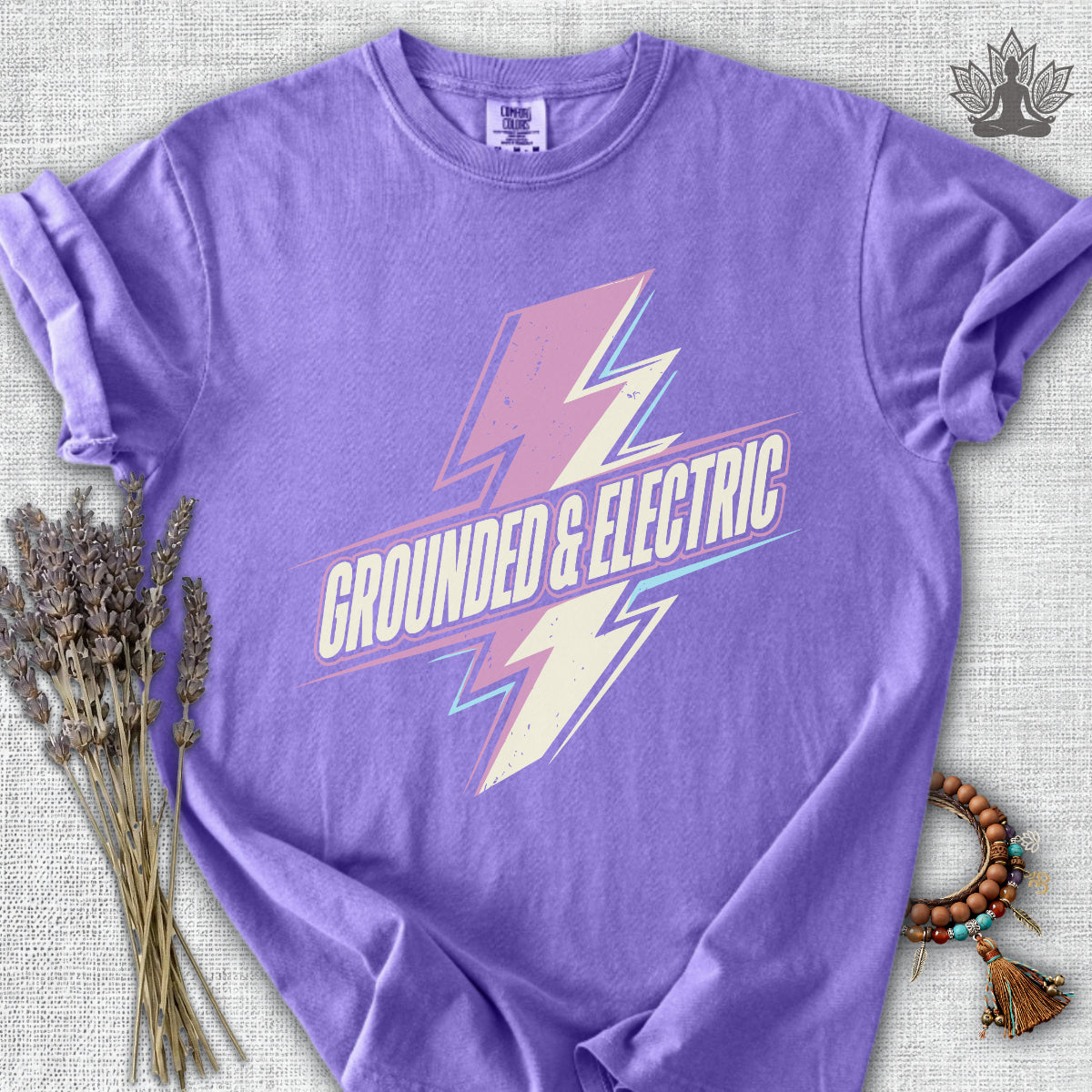 Retro Grounded & Electric Comfort Colors® Tee