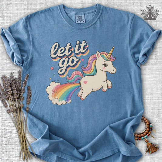 Nostalgia Unicorn Let It Go Comfort Colors® Tee