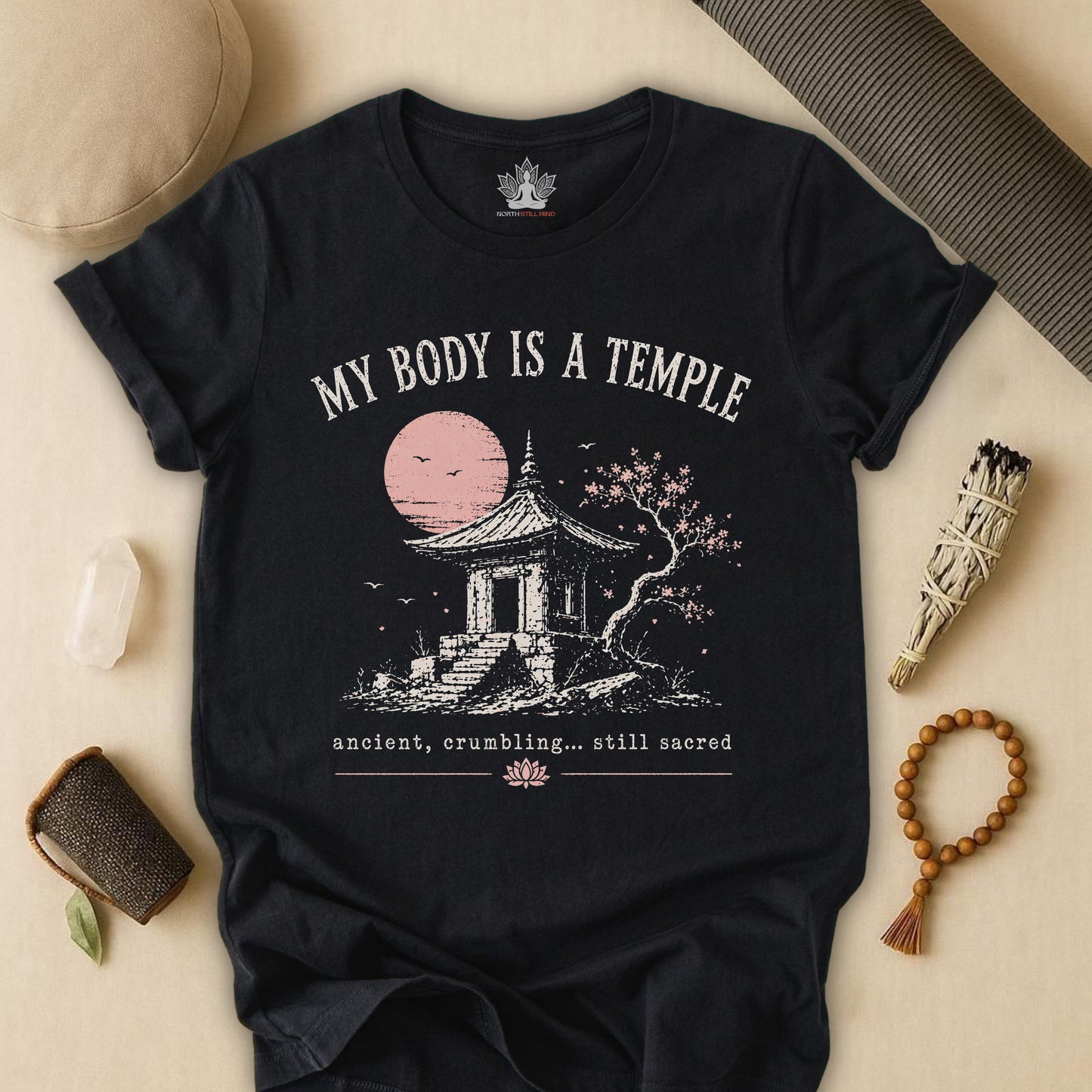My Body Is A Temple: Ancient, Crambling, Still Sacred Tee