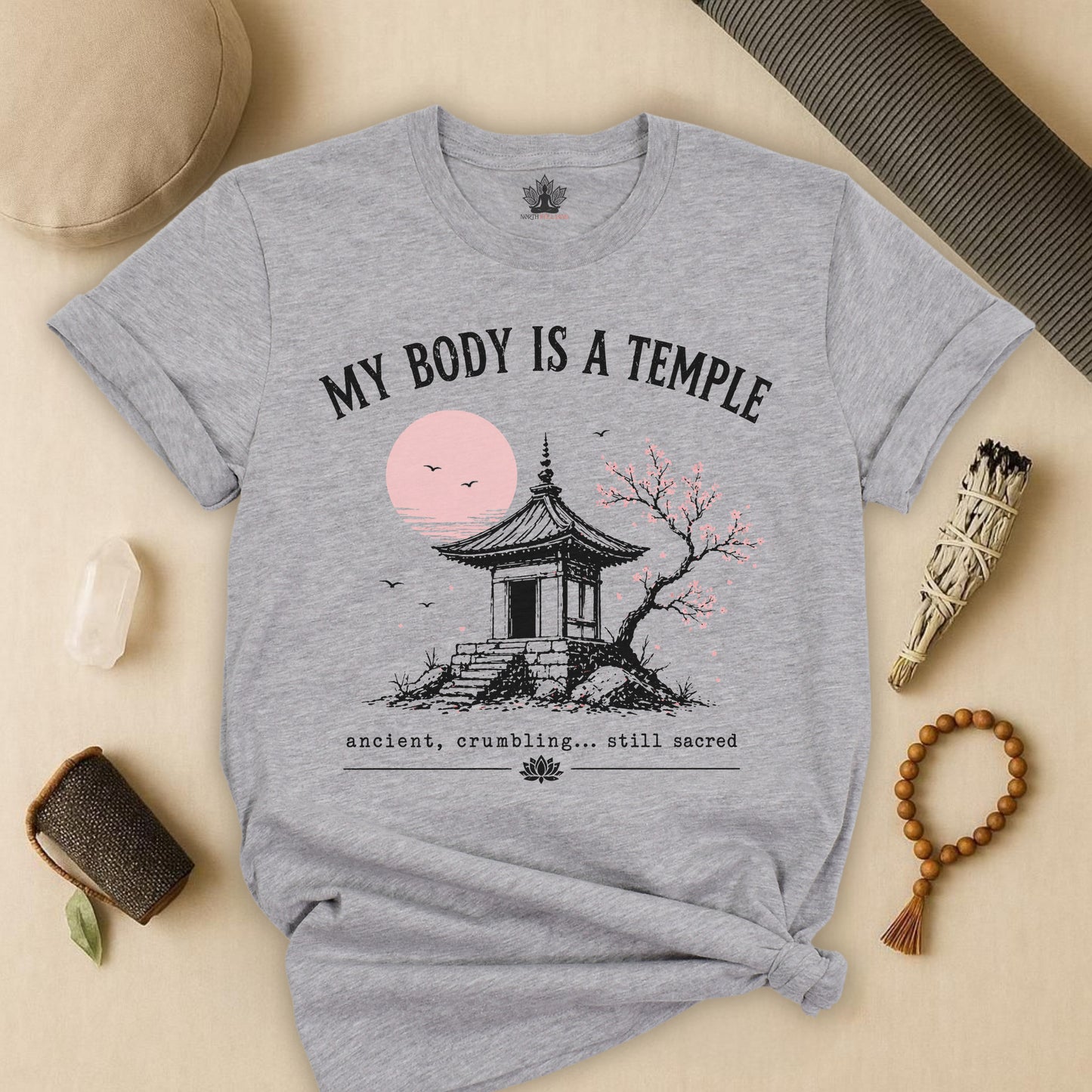 My Body Is A Temple: Ancient, Crambling, Still Sacred Tee