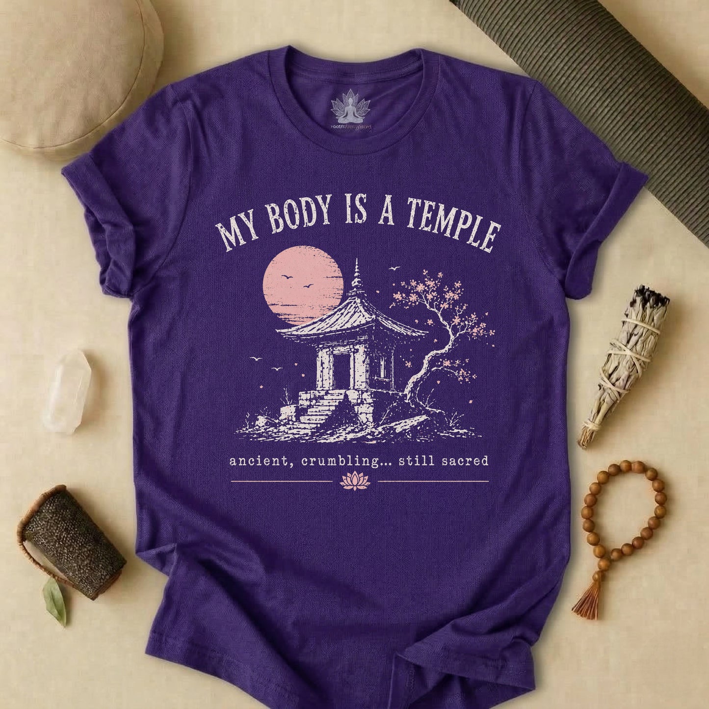My Body Is A Temple: Ancient, Crambling, Still Sacred Tee