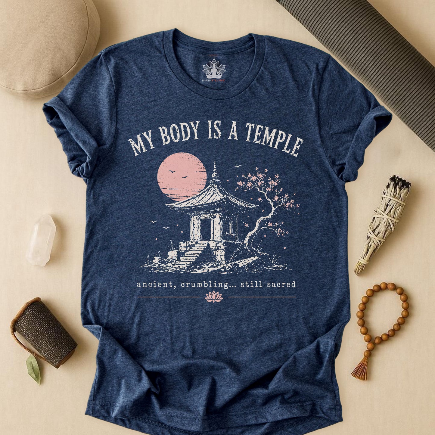 My Body Is A Temple: Ancient, Crambling, Still Sacred Tee