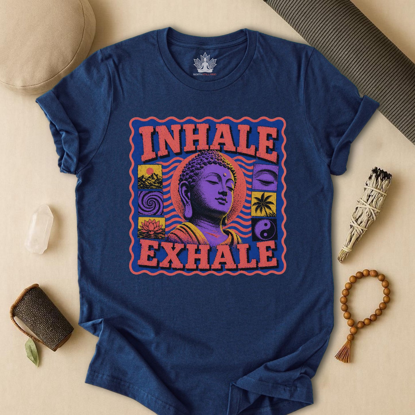 90s Bold Buddha Print Tee