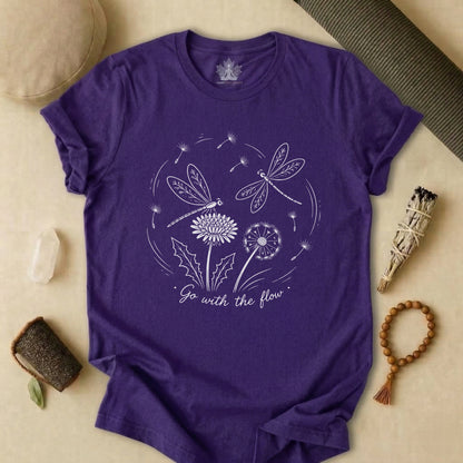 Go With The Flow Delicate Dragonflies Tee
