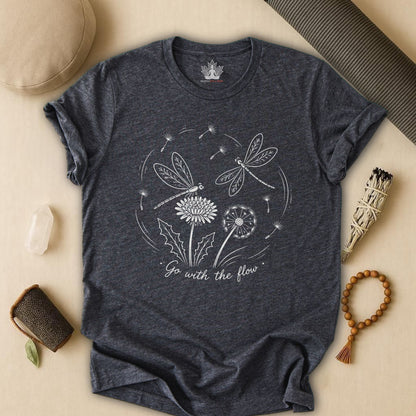 Go With The Flow Delicate Dragonflies Tee