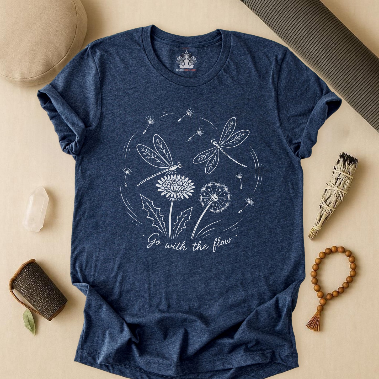 Go With The Flow Delicate Dragonflies Tee