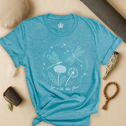 Go With The Flow Delicate Dragonflies Tee
