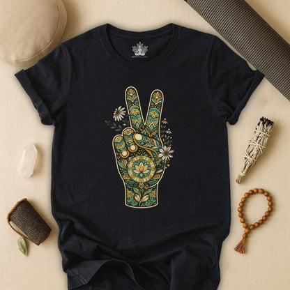 Boho Peace Hand Tee