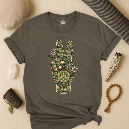 Boho Peace Hand Tee