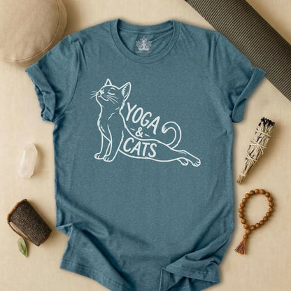 Yoga & Cats Tee