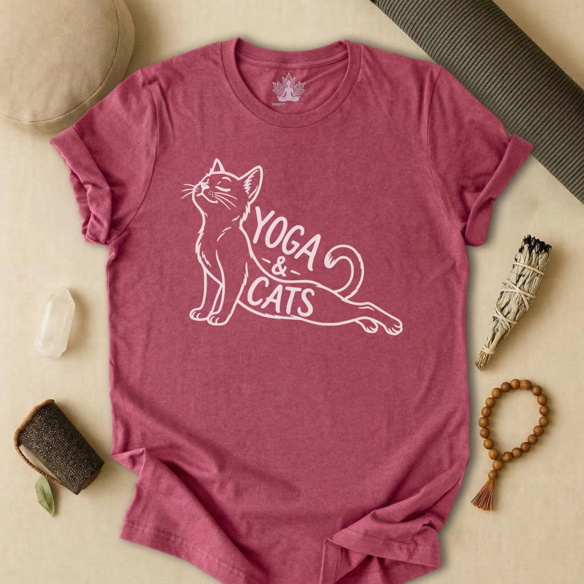 Yoga & Cats Tee