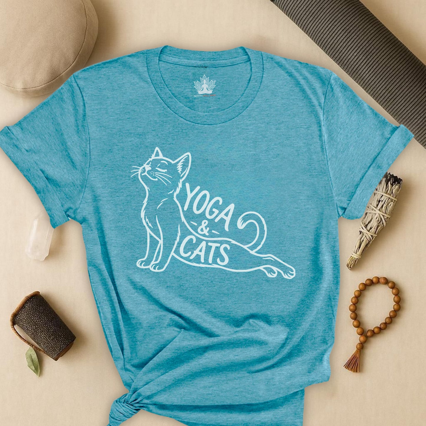 Yoga & Cats Tee