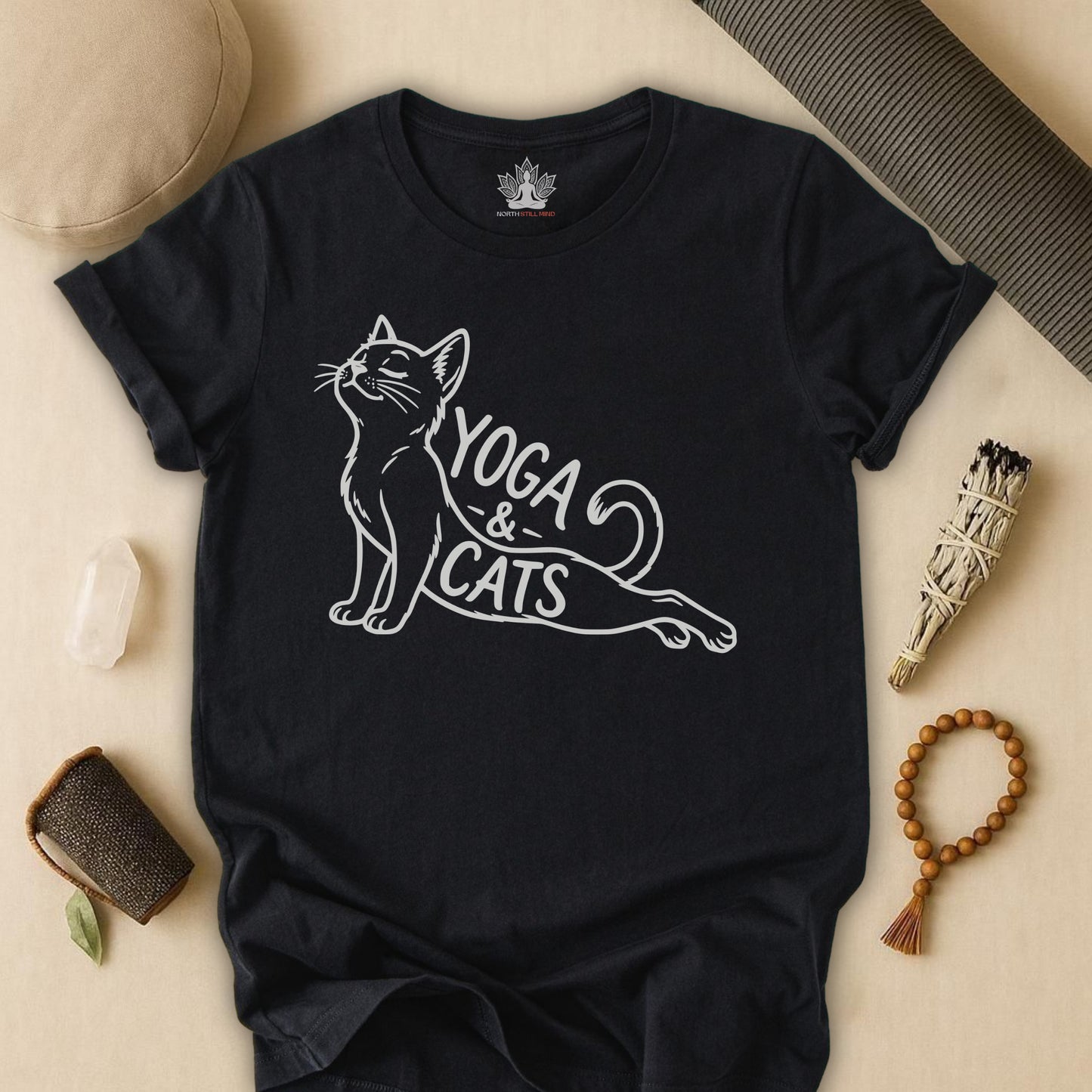 Yoga & Cats Tee