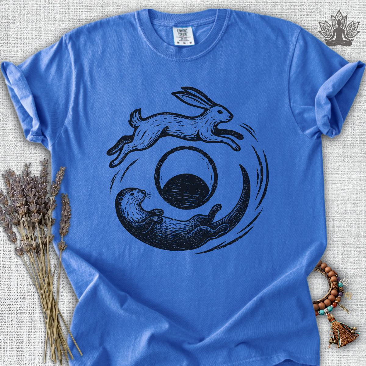 Hare & Otter Moonlit Balance Comfort Colors® Tee