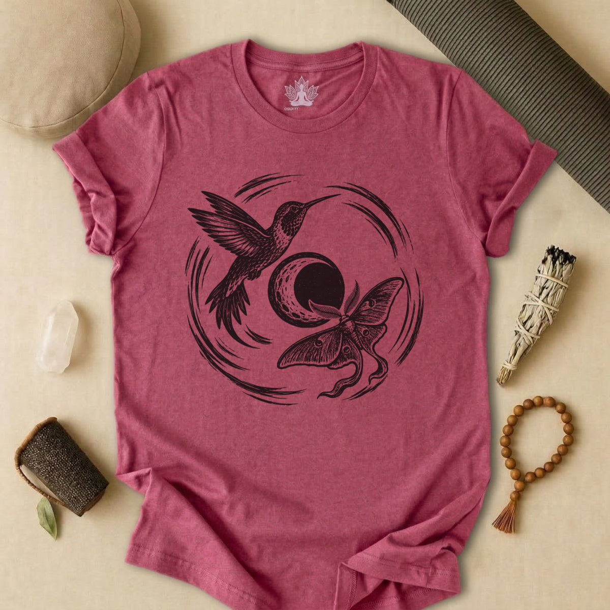 Hummingbird & Moth Harmony Tee