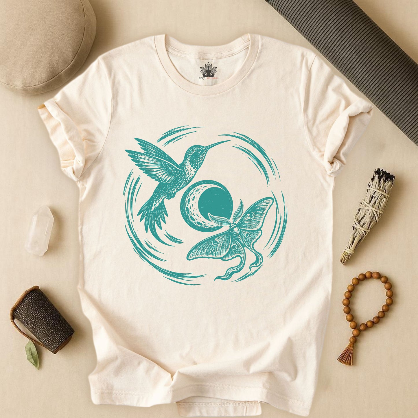 Hummingbird & Moth Harmony Tee