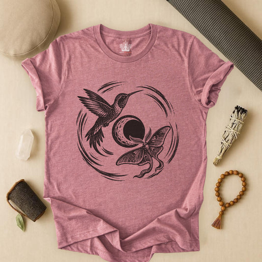 Hummingbird & Moth Harmony Tee