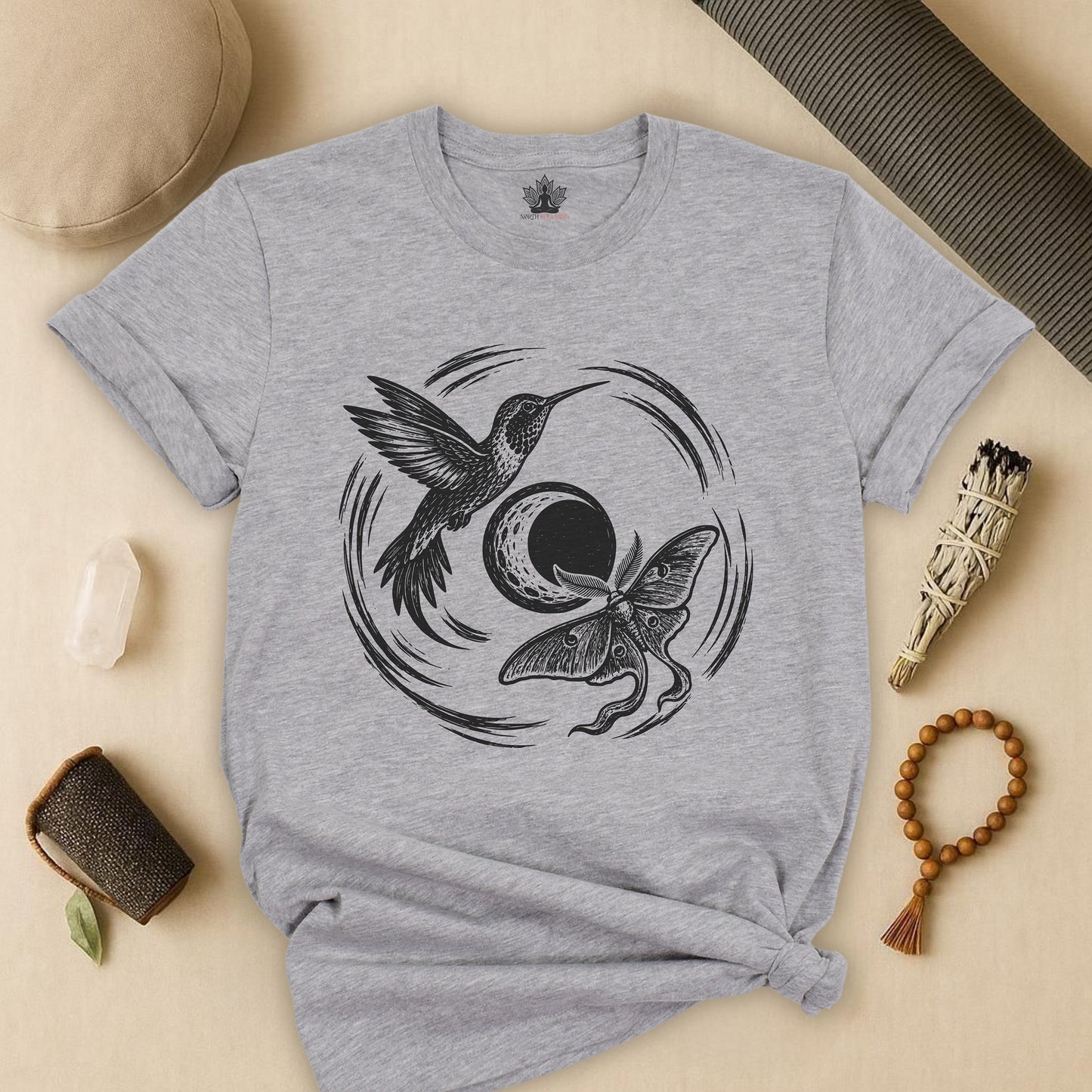 Hummingbird & Moth Harmony Tee