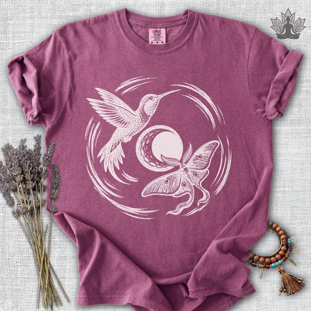 Hummingbird & Moth Harmony Comfort Colors® Tee