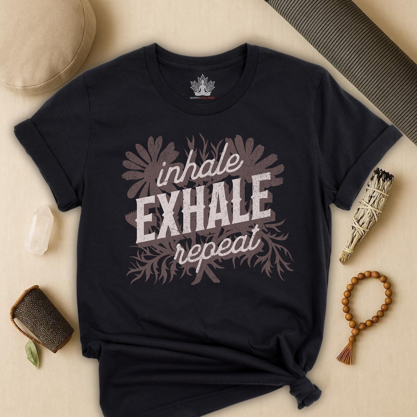 Inhale Exhale Repeat Floral Tee