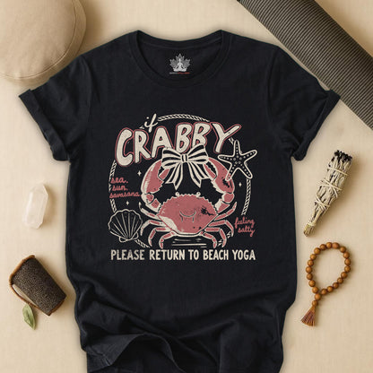 If Crabby, Return To Beach Yoga Tee